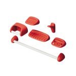 ACCESORIOS DE BAÑO ROJO FV